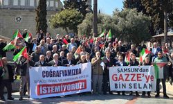 Samsun’da Cuma Sonrası Gazze’ye Destek Mesajı
