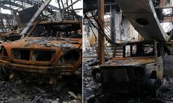 Tahran’da Galeriye Saldırı 70 Araç Yandı