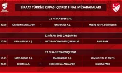 Türkiye Kupası Çeyrek Final Programı Açıklandı