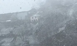 Trabzon’da Nisan Ortasında Kar Sürprizi