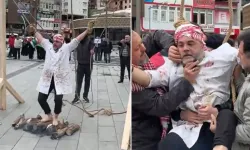 Artvin’de Protesto Sırasında Tehlikeli Anlar Yaşandı