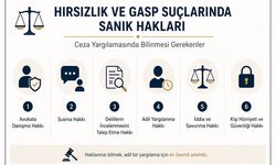 Hırsızlık ve Gasp Suçlarında Sanık Hakları: Ceza Yargılamasında Bilinmesi Gerekenler