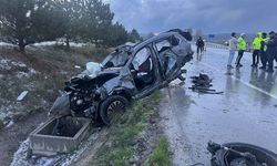 Alaca’da İki Trafik Kazası 1 Can Kaybı 3 Yaralı