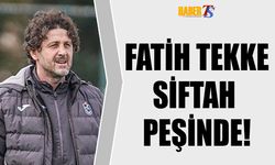 Trabzonspor'da Fatih Tekke Siftah Peşinde!