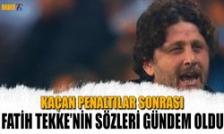 Kaçan Penaltılar Sonrası Fatih Tekke'nin Penaltı Tepkisi