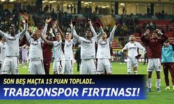 Süper Lig'de Trabzonspor Fırtınası! 5 Maçta 15 Puan