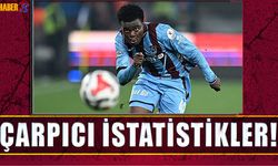 Trabzonspor'da Oulai'den Çarpıcı İstatistik