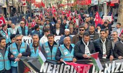 Karabük’te Filistin İçin Destek Yürüyüşü Düzenlendi