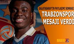 Trabzonspor’dan Galatasaray’a Sosyal Medyada Yanıt