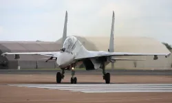 Kırımda Su-30 Savaş Uçağı Düştü