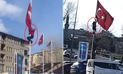 Erzurumda Bayrak Hassasiyeti Gençten Anlamlı Hareket