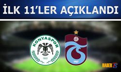 Konyaspor Trabzonspor Maçında İlk 11'ler Açıklandı