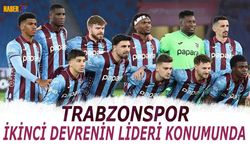 Trabzonspor İkinci Yarının Lideri Oldu