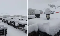 Uludağ’da Nisan Sonu Kar Sürprizi