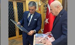 MHP Genel Başkanı Devlet Bahçeli, Demirören Medya TV Grup Başkanı Murat Yancı ve beraberindeki heyeti kabul etti.