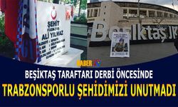 Trabzonsporlu Şehidimiz Ali Yılmaz İçin Anlamlı Pankart