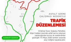 Trabzon’da Köşk Caddesi Trafiğe Kapatılıyor