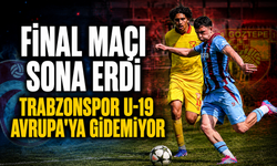 Trabzonspor U19 Finalde Göztepe'ye Kaybetti