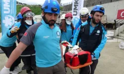 Trabzon’da Gerçeğini Aratmayan Deprem Tatbikatı