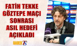 Fatih Tekke Göztepe Maçı Sonrası İlk Hedefi Açıkladı