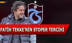 Fatih Tekke'nin Stoperde Tercihi Takımın Jokeri