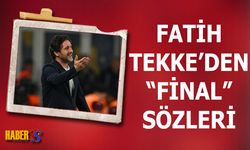 Fatih Tekke'den Maç Sonunda Flaş Açıklamalar!
