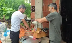 Rize'de Matkaptan Kıyma Makinesi Yaptı