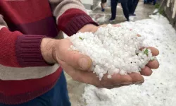 Erzincan’da Dolu Yağışı Hayatı Etkiledi