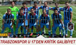 Trabzonspor U17'den Kritik Galibiyet