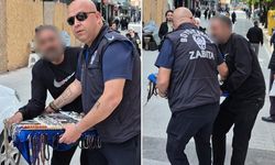 Seyyar Satıcının Zabıtaya Tepkisi Gündem Oldu