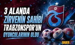 3 Alanda Zirvenin Sahibi Trabzonspor'un Oyuncularının Oldu