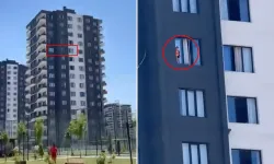 12'nci Kattaki Çocuk Korku Dolu Anlar Yaşattı