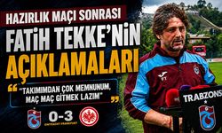 Fatih Tekke’den Frankfurt Maçı Sonrası Mesajlar