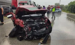 Karadeniz Sahil Yolunda Feci Kaza: 2 Ağır Yaralı