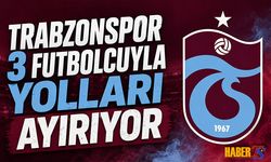 Trabzonspor'da 3 Futbolcu İle Yollar Ayrılıyor