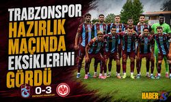 Trabzonspor Hazırlık Maçında Frankfurt'a Yenildi