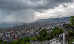 Trabzon'da Bugün Sağanak Yağış Bekleniyor