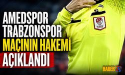 Amedspor Trabzonspor Maçının Hakemi Belli Oldu