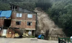 Giresun'da Sağanak Sonrası Toprak Kaymaları