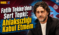 Fatih Tekke’den Sert Tepki: Ahlaksızlığı Kabul Etmem