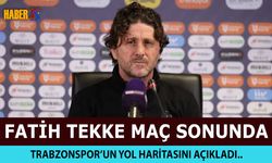 Fatih Tekke Yol Haritasını Bu Sözlerle Açıkladı!