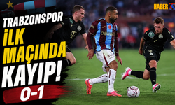 Trabzonspor İlk Maçında Kayıp! 0-1