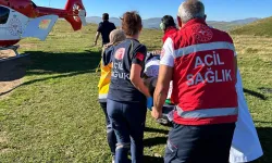 Trabzon’da Ambulans Helikopter Seferberliği