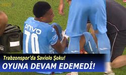 Trabzonspor'da Saviolo Şoku! Oyuna Devam Edemedi