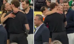 Hande Baladın Maç Sonrası Tribünde Buluştu