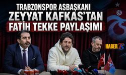 Trabzonspor Asbaşkanı Zeyyat Kafkas'ın Fatih Tekke Paylaşımı