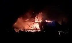 Rize’de Kıbrıs Gazisinin İşletmesi Yandı