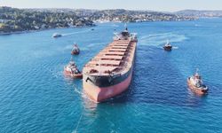 İHA Saldırısına Uğrayan Gemi İstanbul Boğazı'ndan Geçti