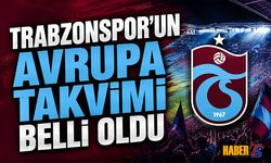 Trabzonspor'un Avrupa Takvimi Belli Oldu