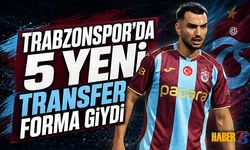 Trabzonspor'da 5 Yeni Transfer Forma Giydi